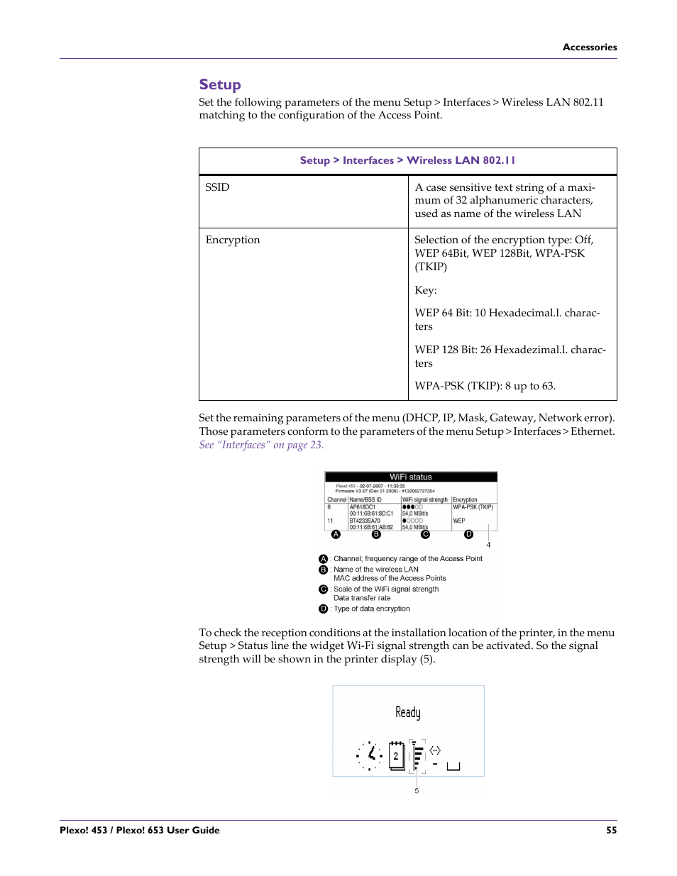 Setup | QuickLabel Plexo! 653 User Manual | Page 67 / 121