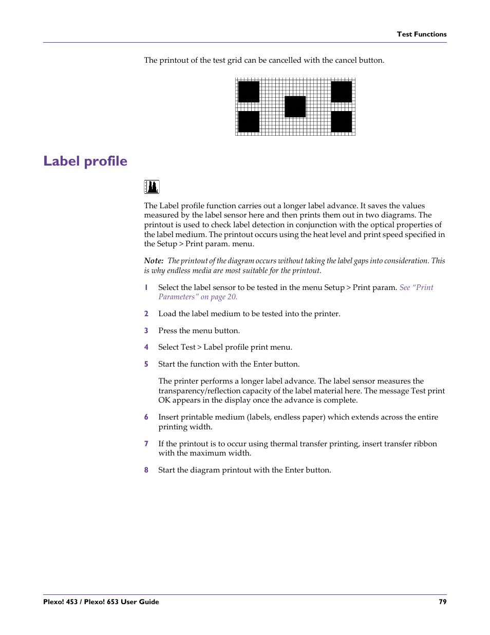 Label profile | QuickLabel Plexo! 653 User Manual | Page 91 / 121