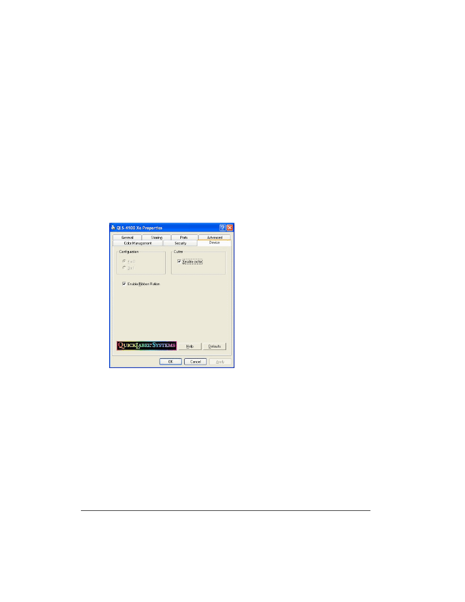 Windows printer driver setup | QuickLabel QLS-4100 Xe User Manual | Page 196 / 217