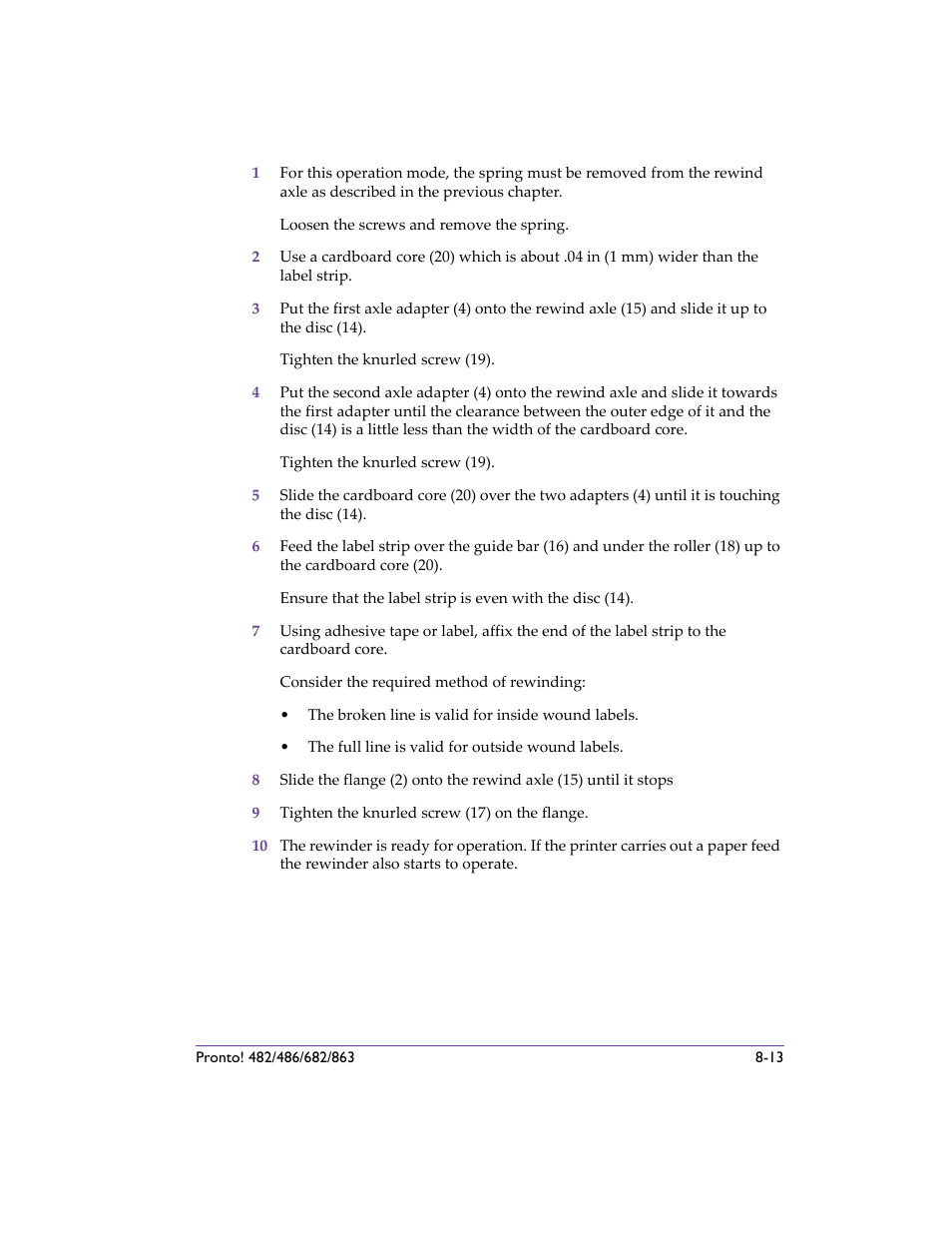 QuickLabel 482 Pronto! User Manual | Page 103 / 256