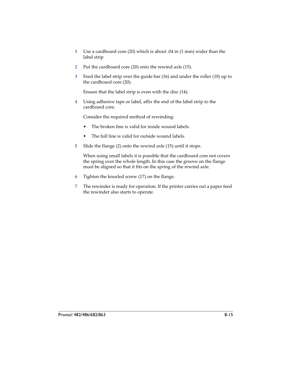 QuickLabel 482 Pronto! User Manual | Page 105 / 256