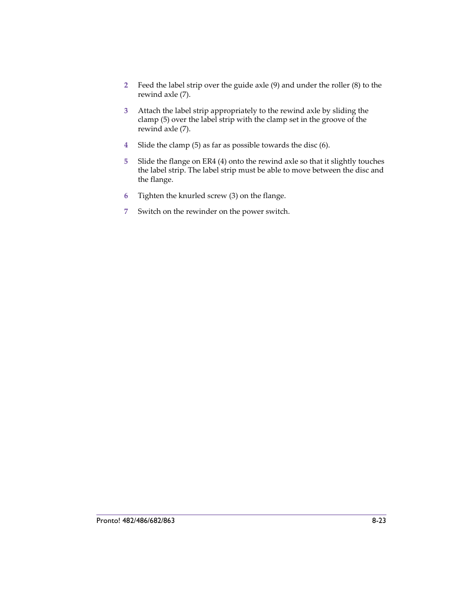QuickLabel 482 Pronto! User Manual | Page 113 / 256