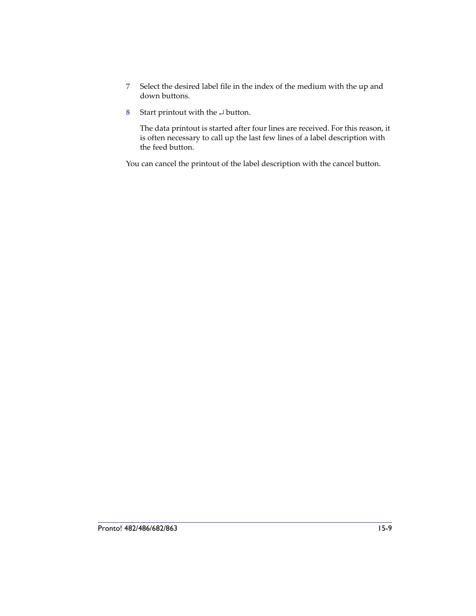 QuickLabel 482 Pronto! User Manual | Page 233 / 256