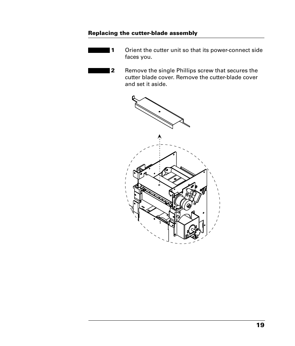 Replacing the cutter-blade assembly | QuickLabel CU-30 User Manual | Page 23 / 31