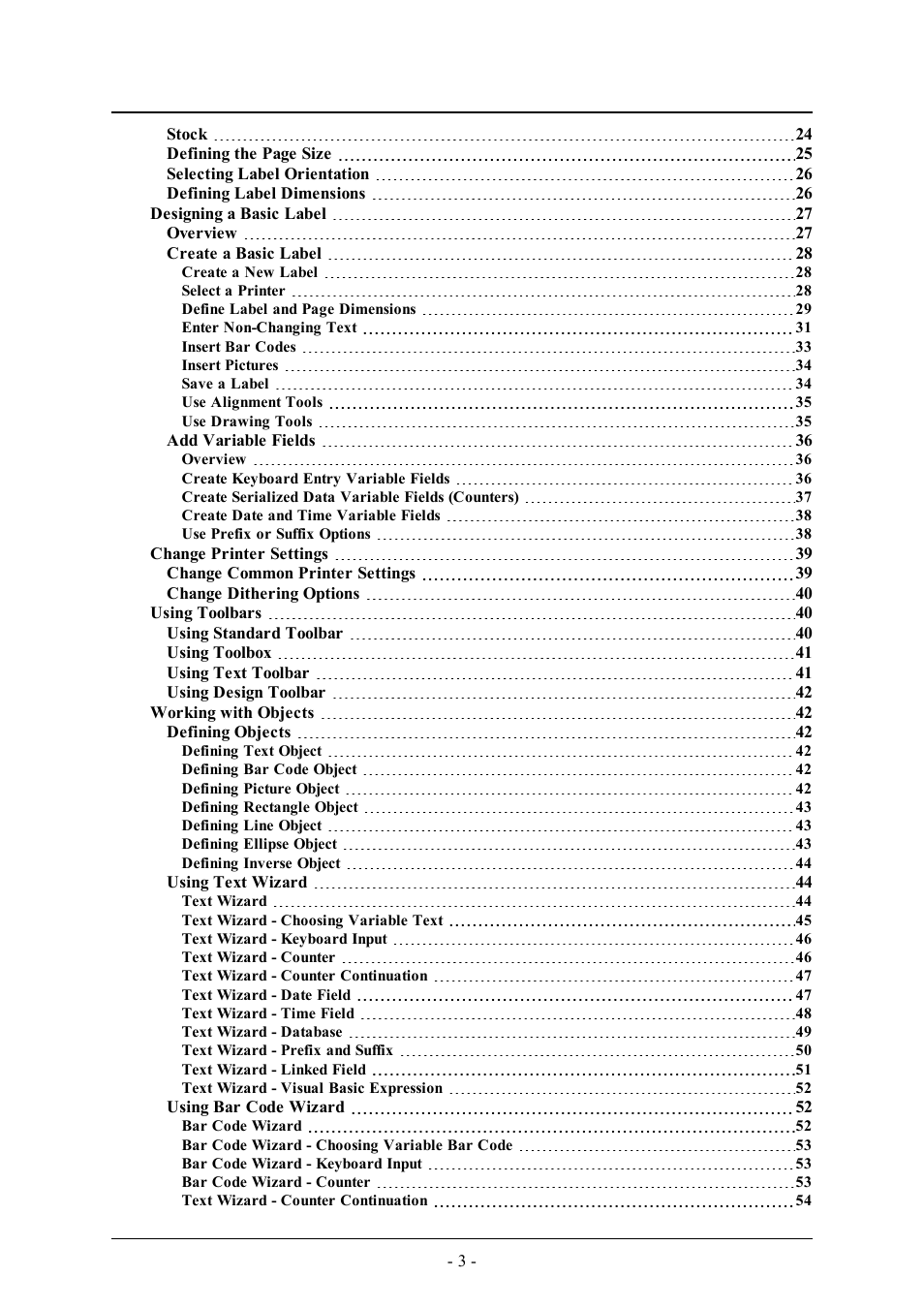 QuickLabel Designer Express User Manual | Page 3 / 93