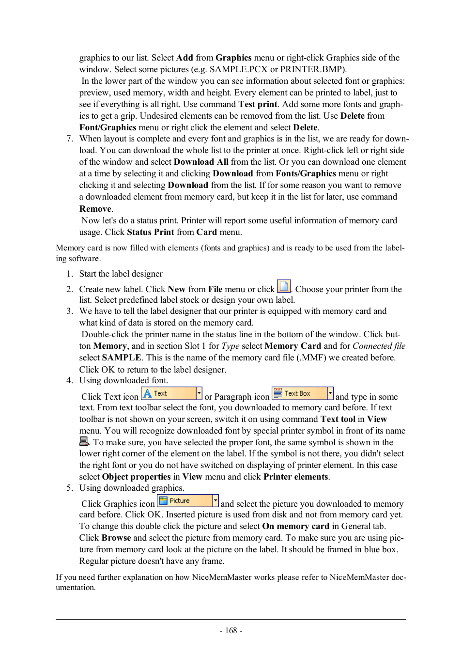 QuickLabel Designer Pro User Manual | Page 168 / 194