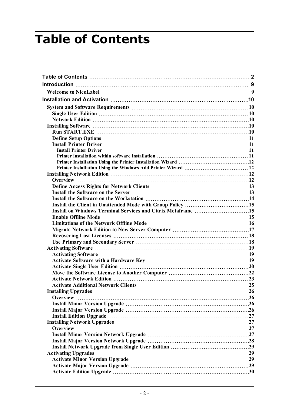 QuickLabel Designer Pro User Manual | Page 2 / 194