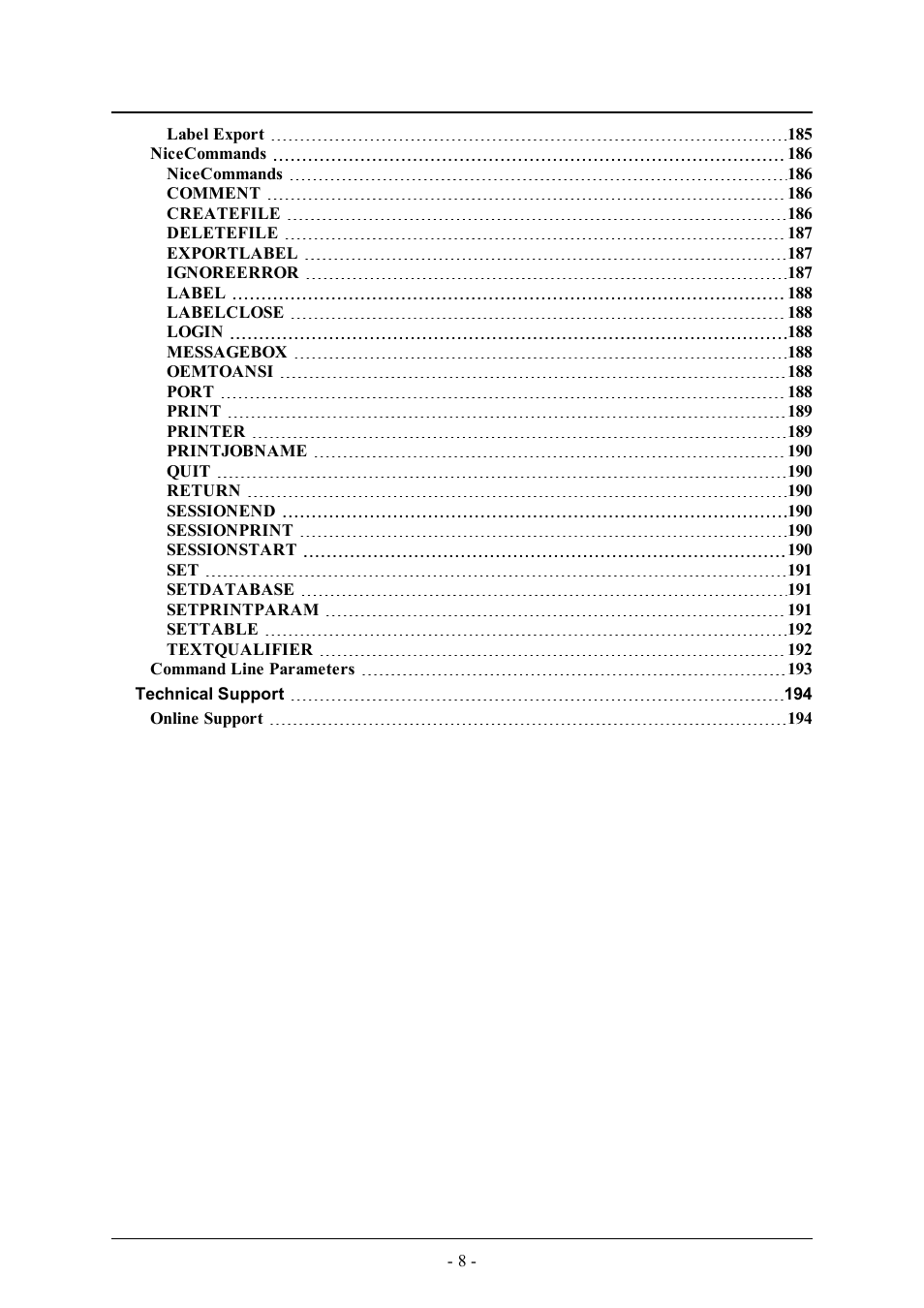 QuickLabel Designer Pro User Manual | Page 8 / 194