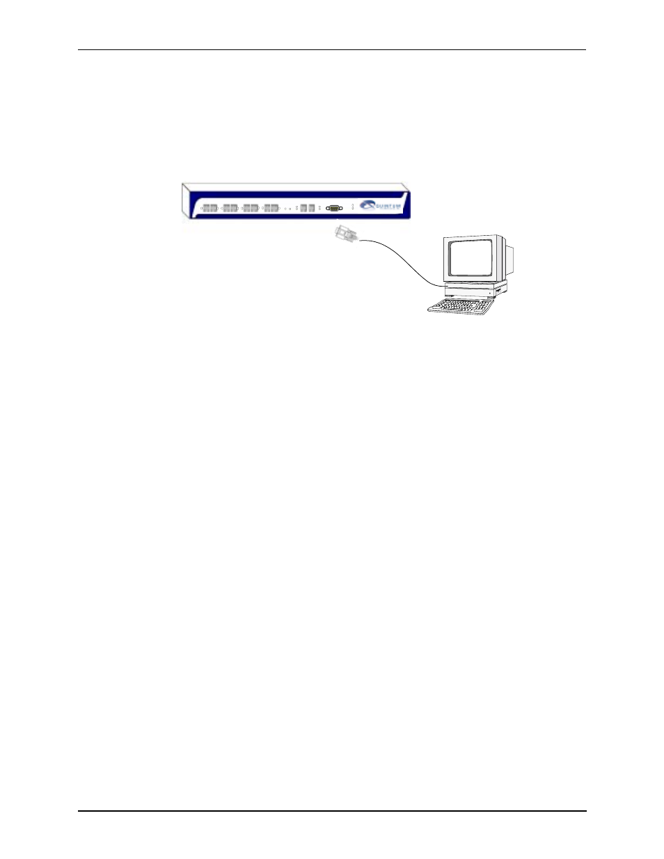 Connect to pc console, Connect to pc console -9, Figure 3-7 connect to pc com port | Db-9 | Quintum Technologies Tenor DX User Manual | Page 44 / 139