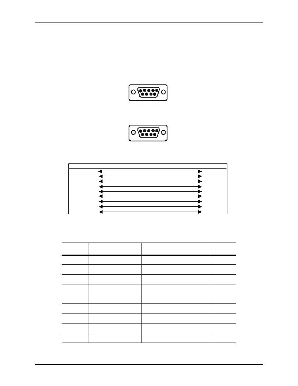 Db-9 serial rs-232 cable, Db-9 serial rs-232 cable -10 | Quintum Technologies Tenor AX User Manual | Page 34 / 131