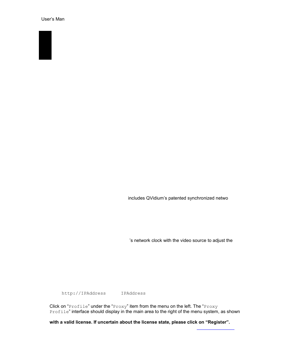 Receive proxy, Receive proxy overview, Receive proxy network configuration | 1 receive proxy overview, 2 receive proxy network configuration | QVidium QVAM140-ARQ User Manual | Page 5 / 13