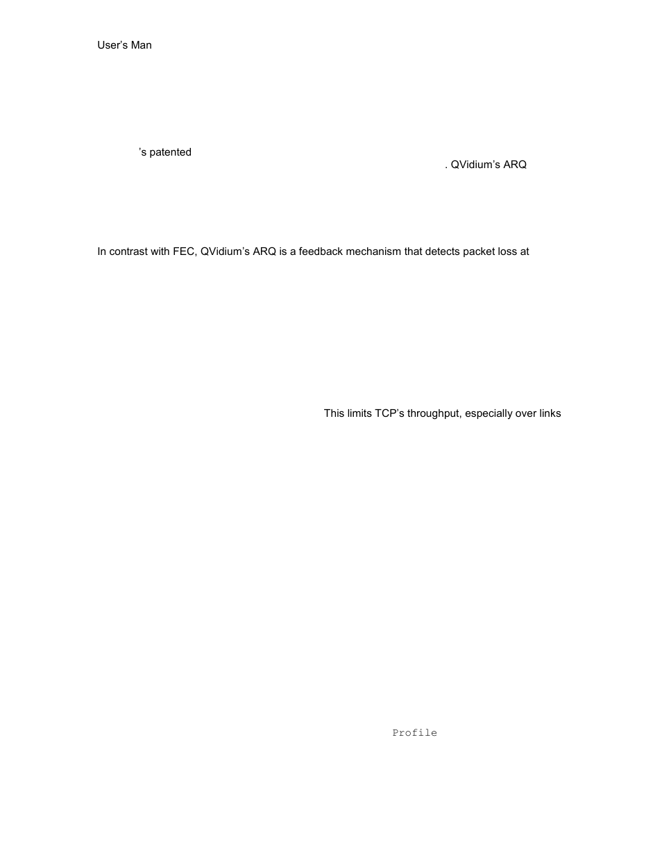 Arq packet transport & error correction, 3 arq packet transport & error correction | QVidium QVAM140-ARQ User Manual | Page 7 / 13