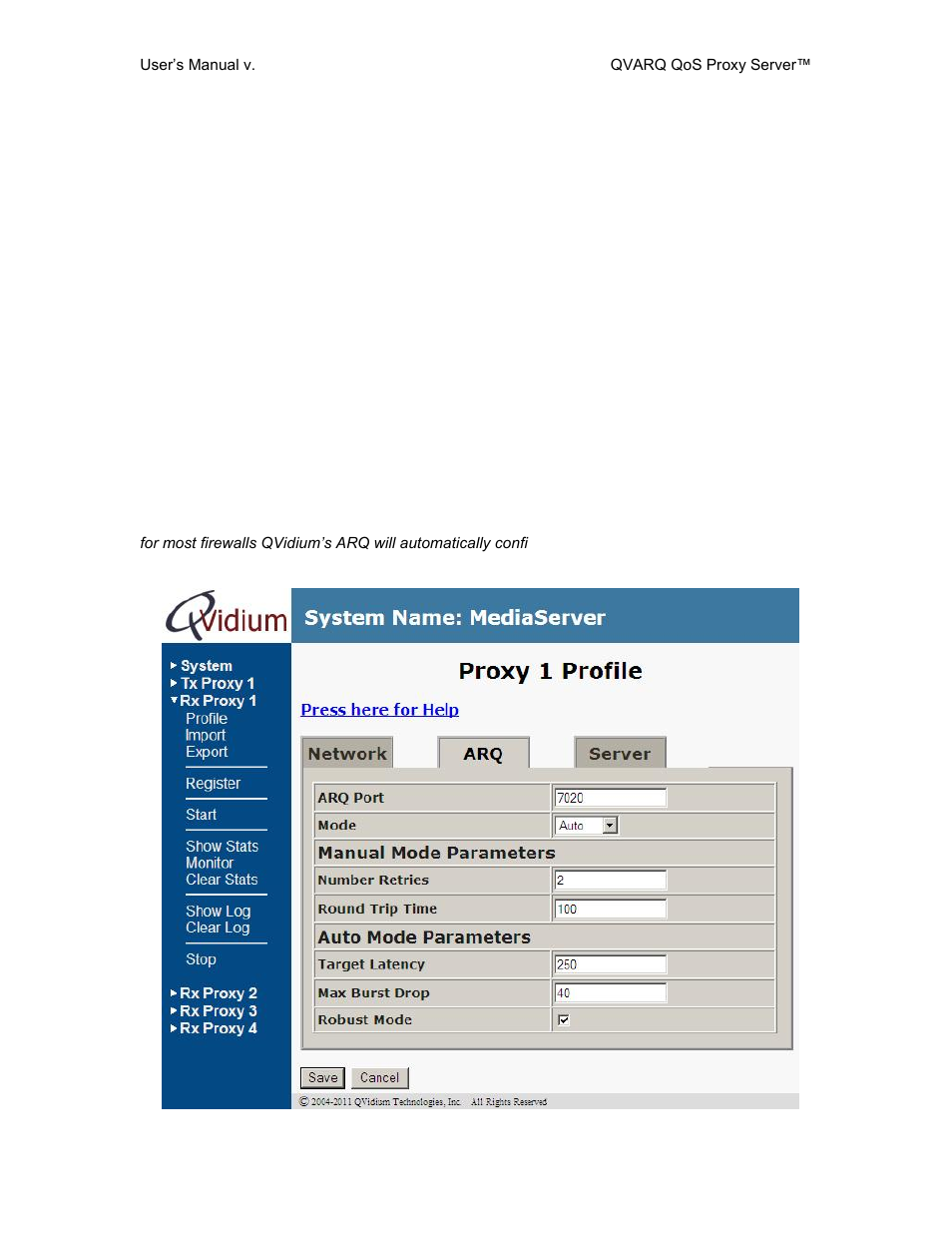 QVidium QVAVQ Series v3 User Manual | Page 11 / 17