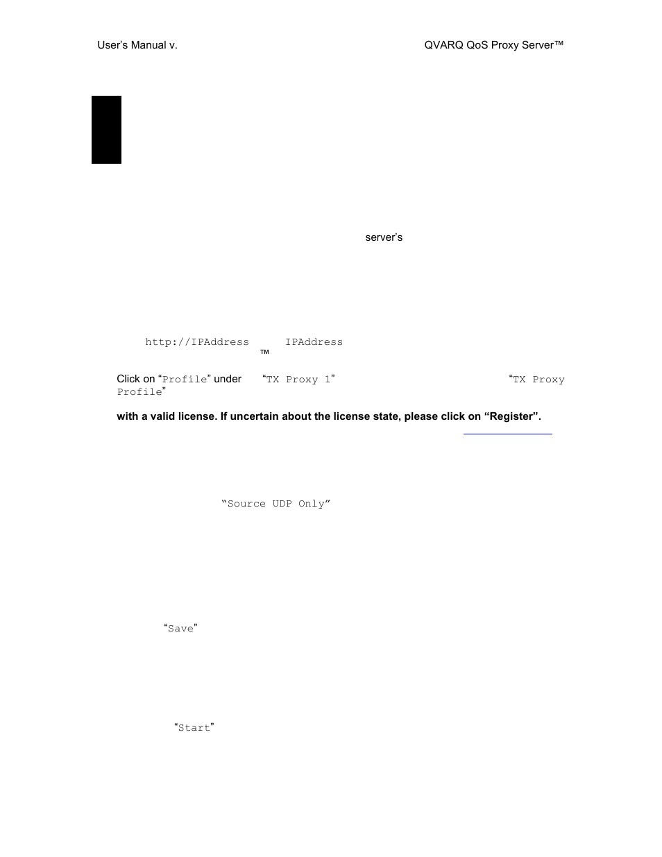 Transmit proxy, Transmit proxy overview, Transmit proxy configuration | 1 transmit proxy overview, 2 transmit proxy configuration | QVidium QVAVQ Series v3 User Manual | Page 6 / 17