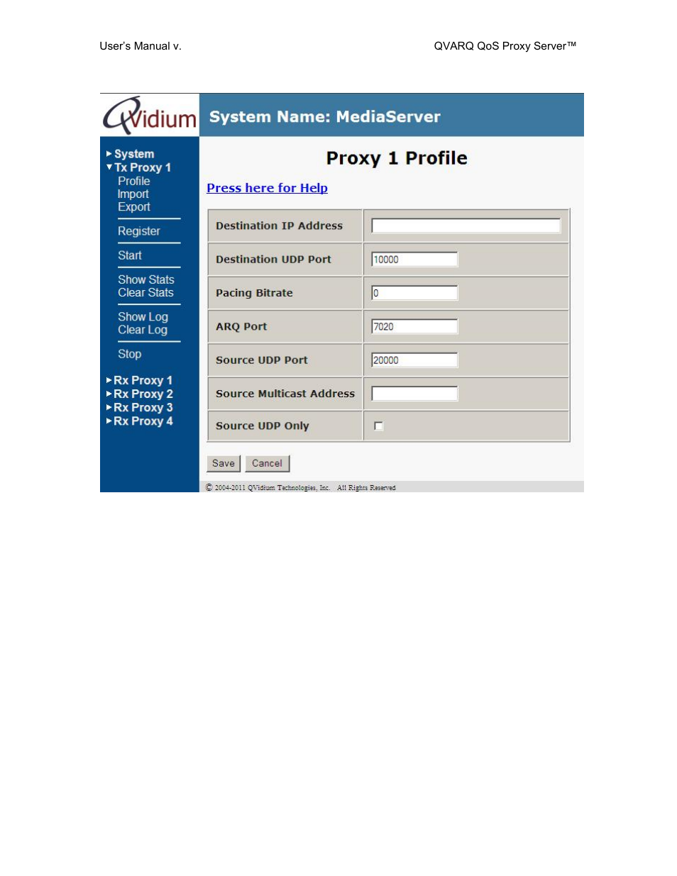 QVidium QVAVQ Series v3 User Manual | Page 7 / 17