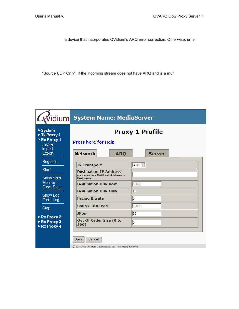 QVidium QVAVQ Series v3 User Manual | Page 9 / 17