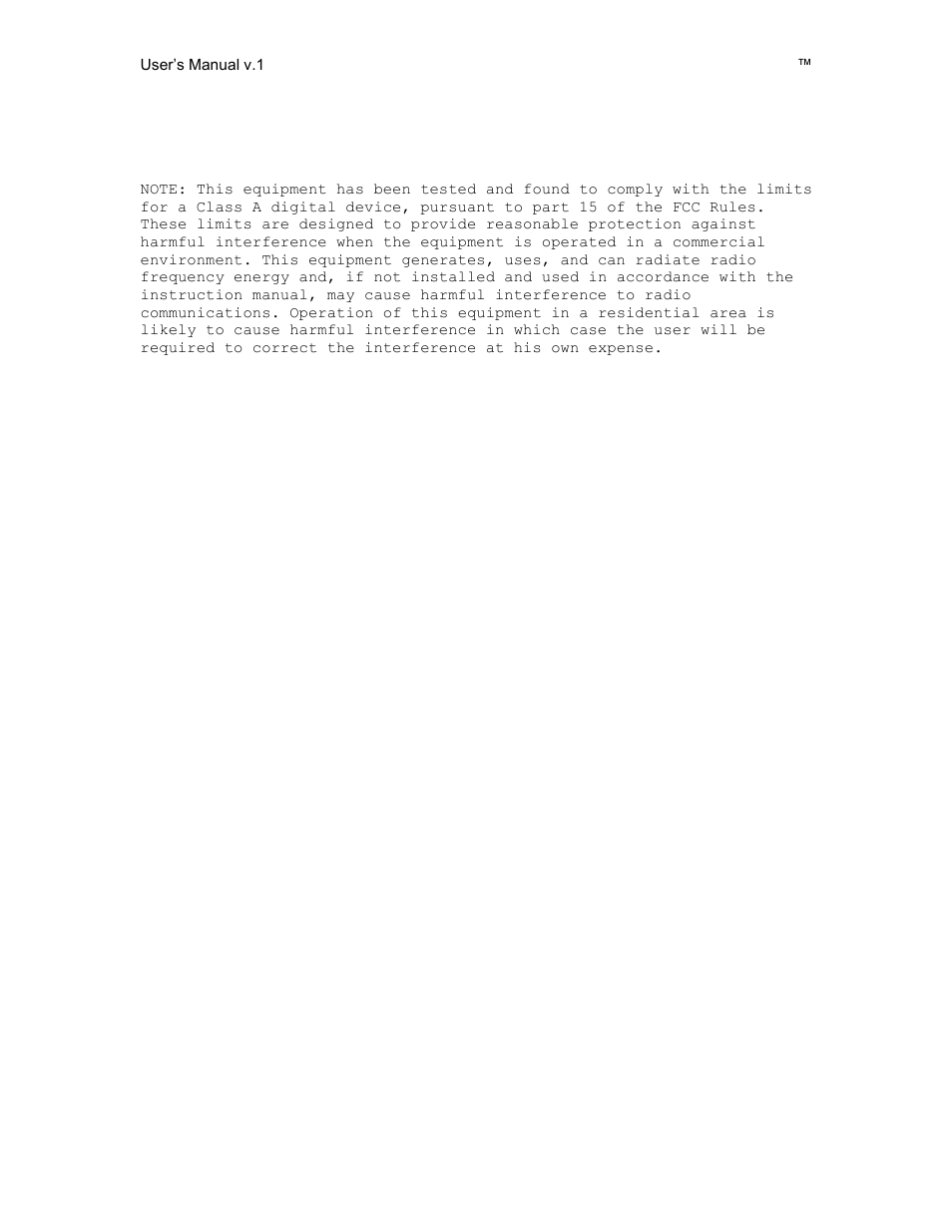 Appendix g: fcc notice, 7 appendix g: fcc notice | QVidium QVENC Encoder v17 User Manual | Page 73 / 73