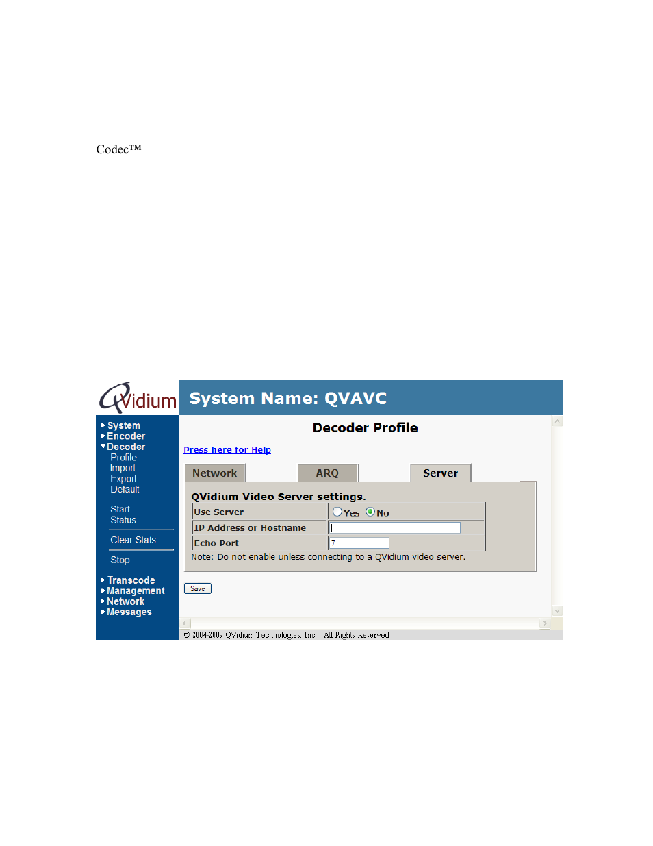 QVidium QVSD User Manual | Page 47 / 53