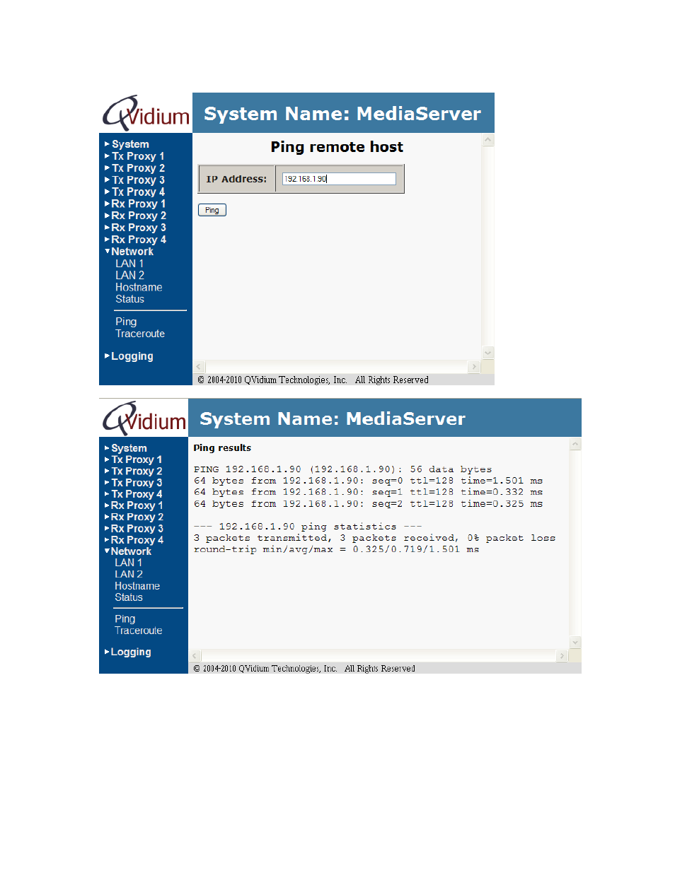 QVidium QVAVQ Series v4 User Manual | Page 6 / 24