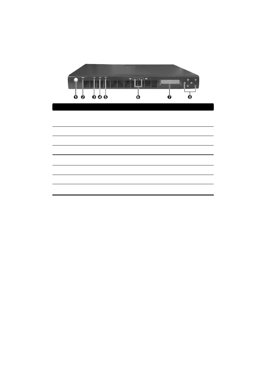 2 system view, Front view | QVidium Pro-MPEG DVB-ASI Gateway User Manual | Page 4 / 18