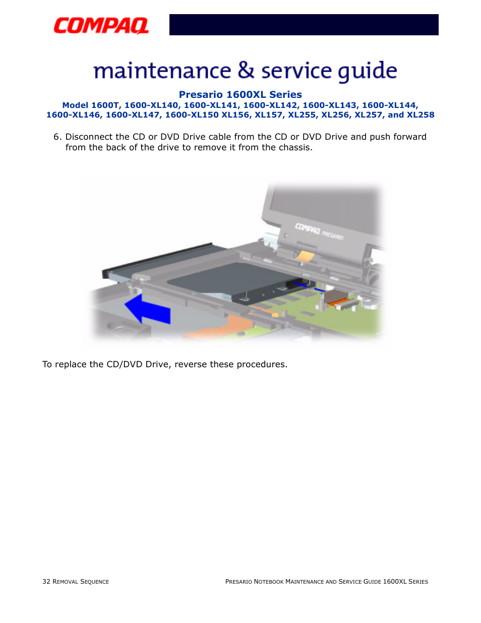 Presario 1600xl series | Compaq 1600XL User Manual | Page 118 / 150