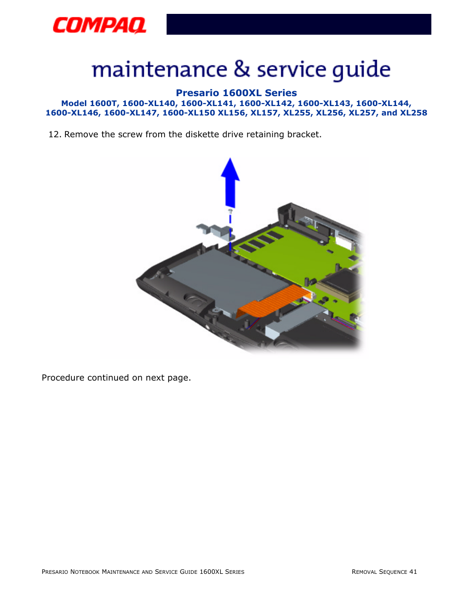 Presario 1600xl series | Compaq 1600XL User Manual | Page 127 / 150