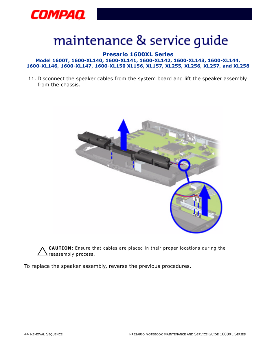 Compaq 1600XL User Manual | Page 130 / 150