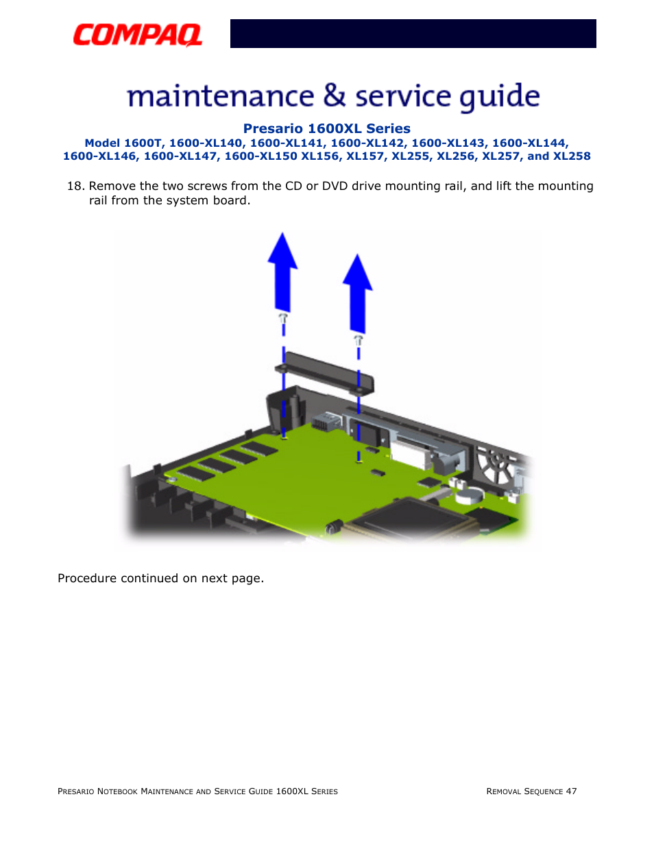 Presario 1600xl series | Compaq 1600XL User Manual | Page 133 / 150