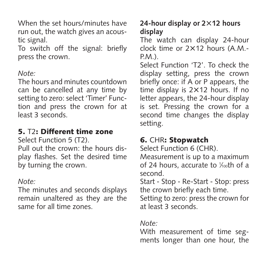 RADO Ceramica_Multifunction User Manual | Page 4 / 6