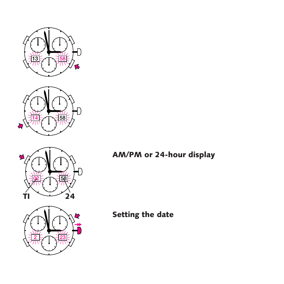 Ti 24 | RADO Chronograph_DiaMaster_maxi User Manual | Page 10 / 16