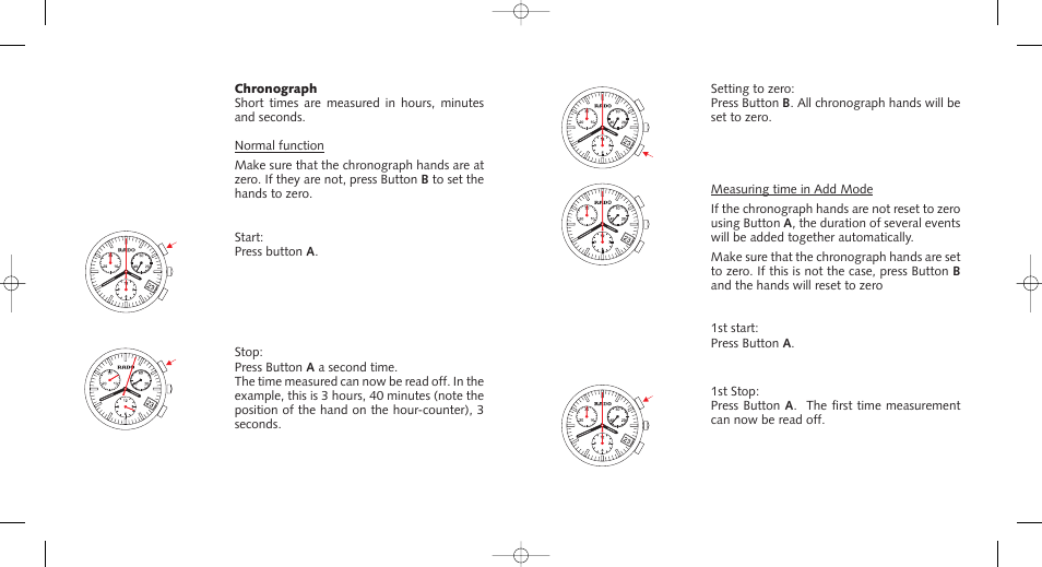 RADO DiaMaster_Chrono_Automatic User Manual | Page 4 / 6
