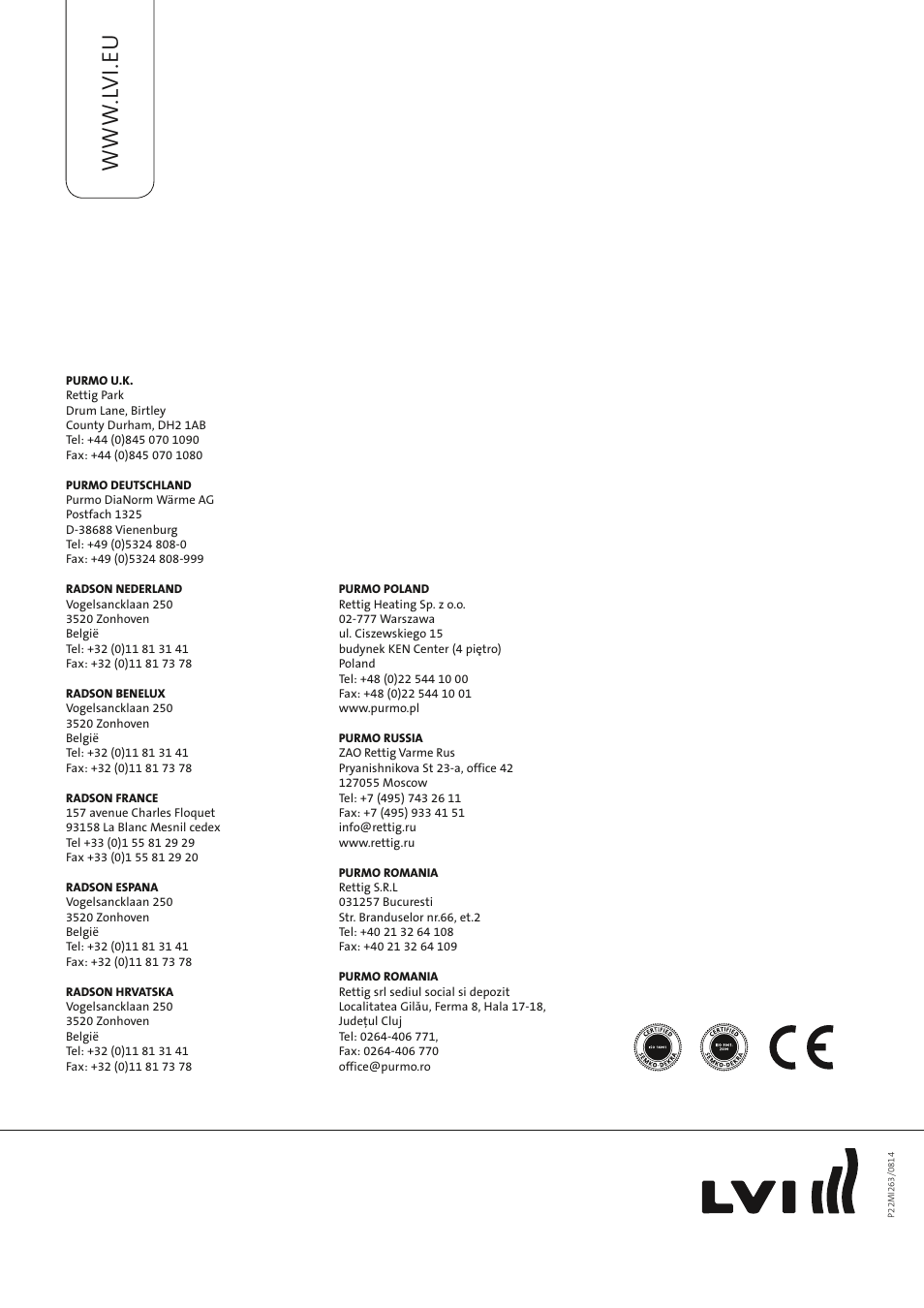 Radson Athena E User Manual | Page 10 / 10