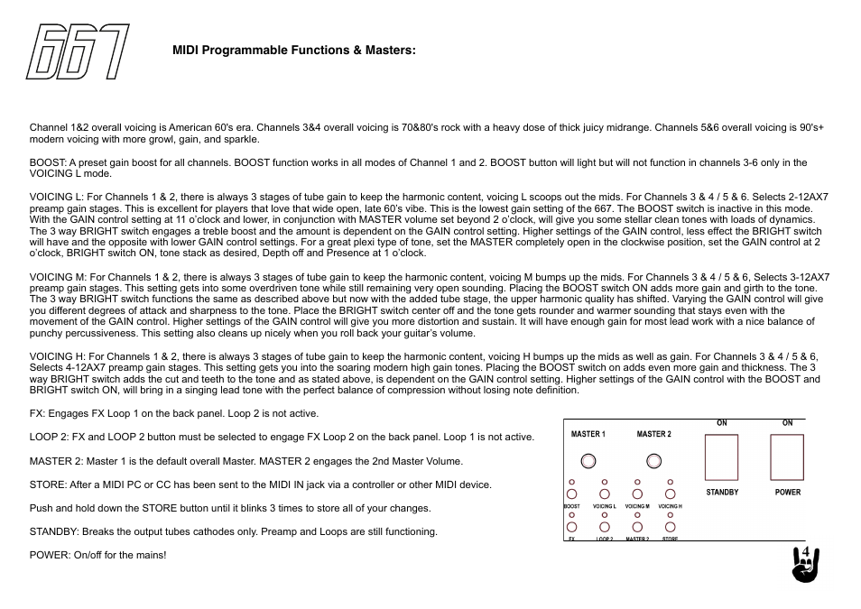Randall Amplifiers 667 User Manual | Page 4 / 8