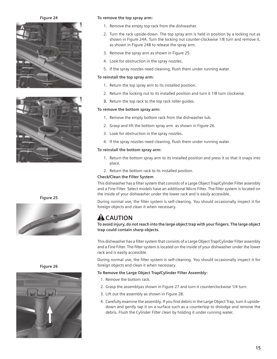 Caution | Bosch SHE55C User Manual | Page 15 / 64