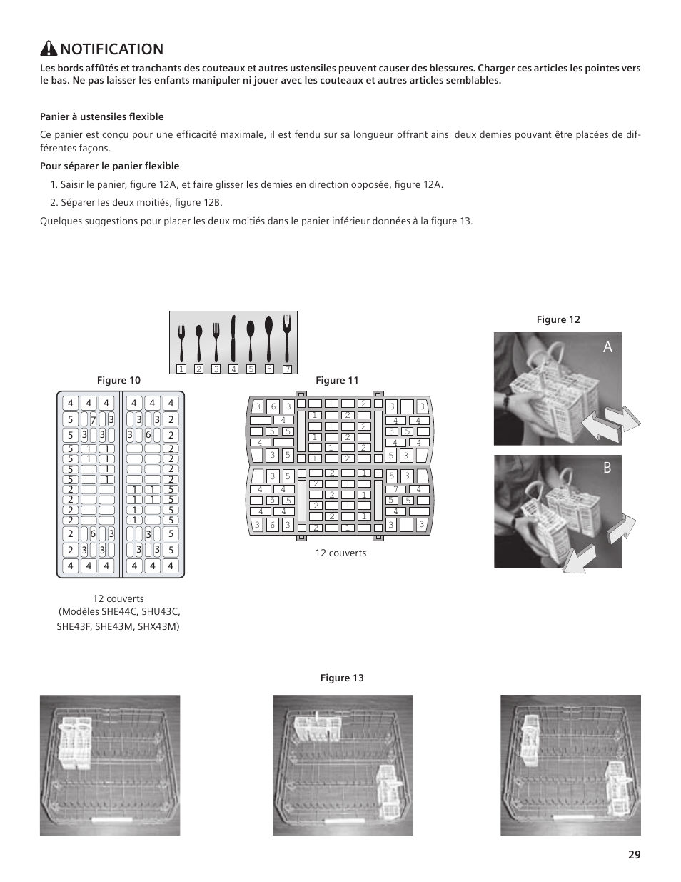 Notification | Bosch SHE55C User Manual | Page 29 / 64