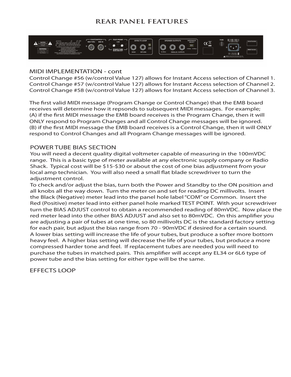 Nbking100_pg6dh | Randall Amplifiers NB KING100 User Manual | Page 7 / 7