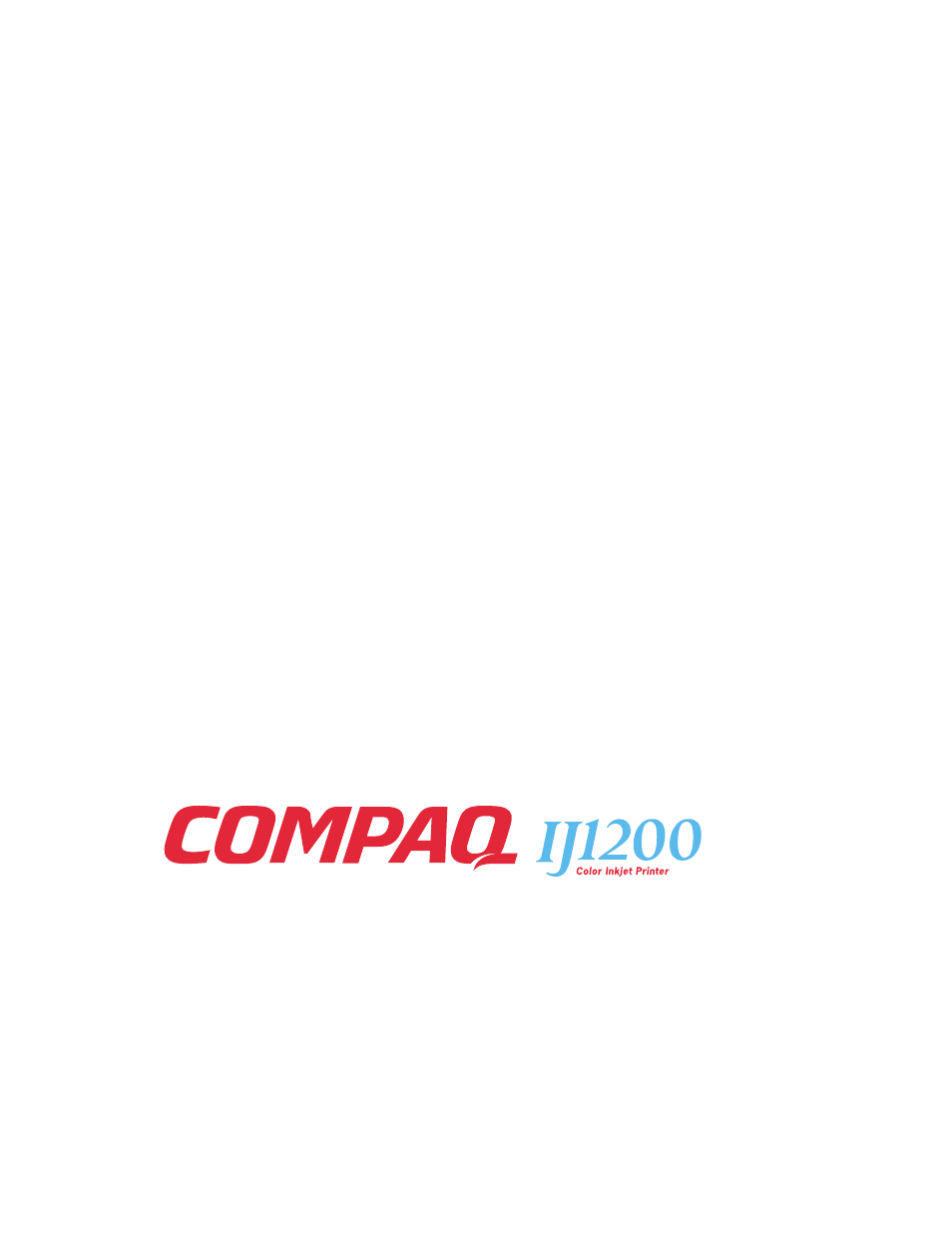 Compaq IJ1200 User Manual | 48 pages