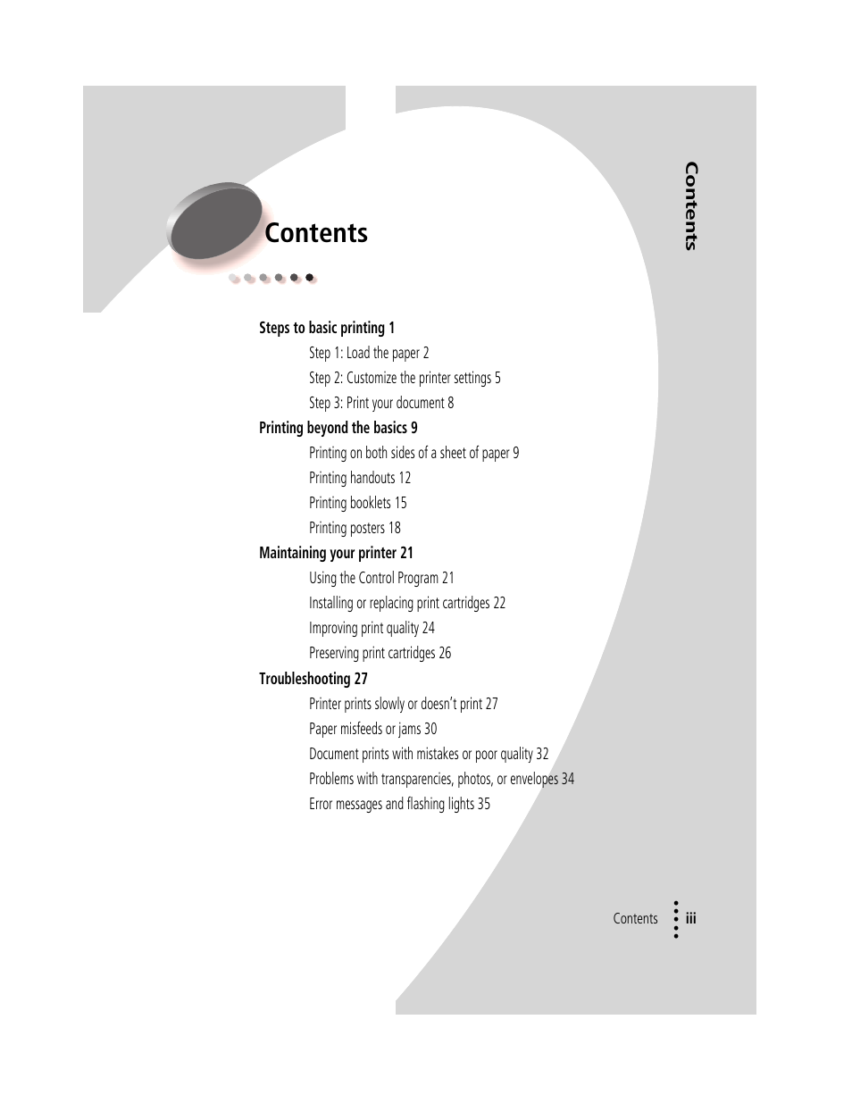 Compaq IJ1200 User Manual | Page 3 / 48
