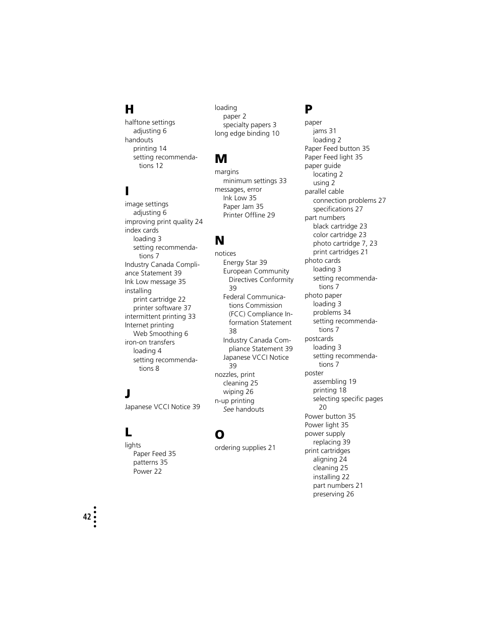 Compaq IJ1200 User Manual | Page 46 / 48