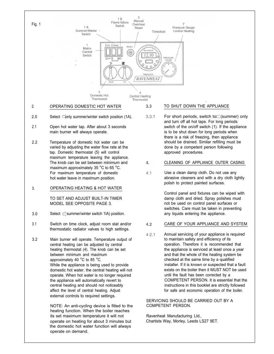 Ravenheat LS80 User Manual | Page 2 / 4