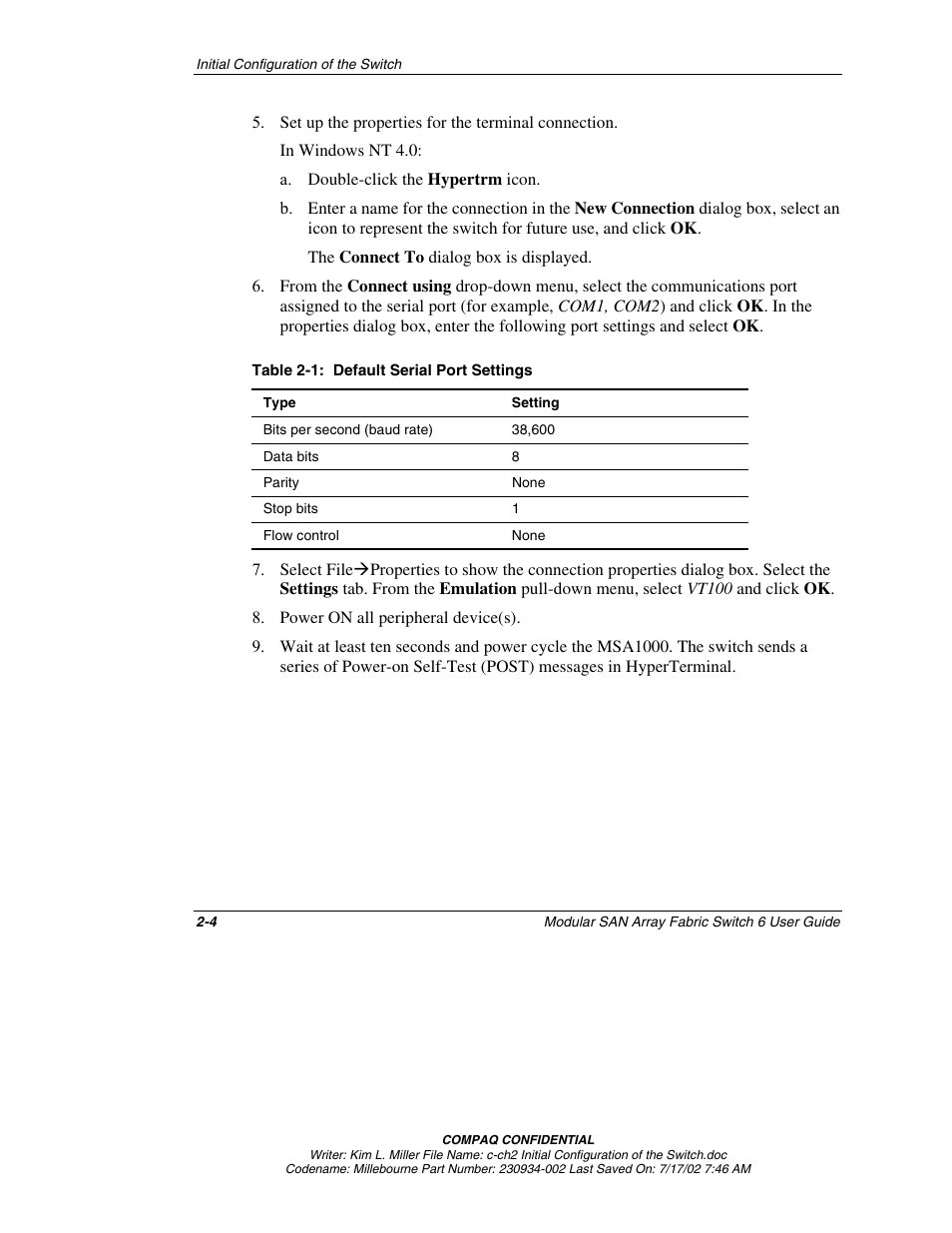 Compaq 230934-002 User Manual | Page 21 / 170