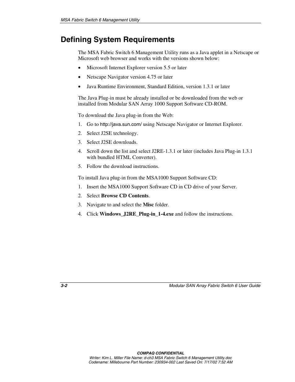 Defining system requirements, Defining system requirements -2 | Compaq 230934-002 User Manual | Page 37 / 170