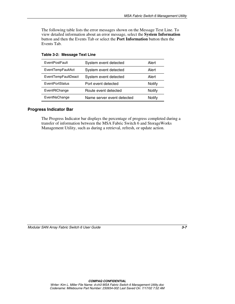 Progress indicator bar | Compaq 230934-002 User Manual | Page 42 / 170