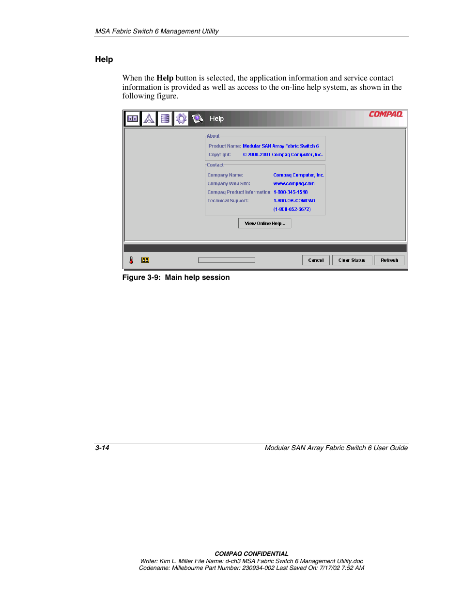 Help | Compaq 230934-002 User Manual | Page 49 / 170
