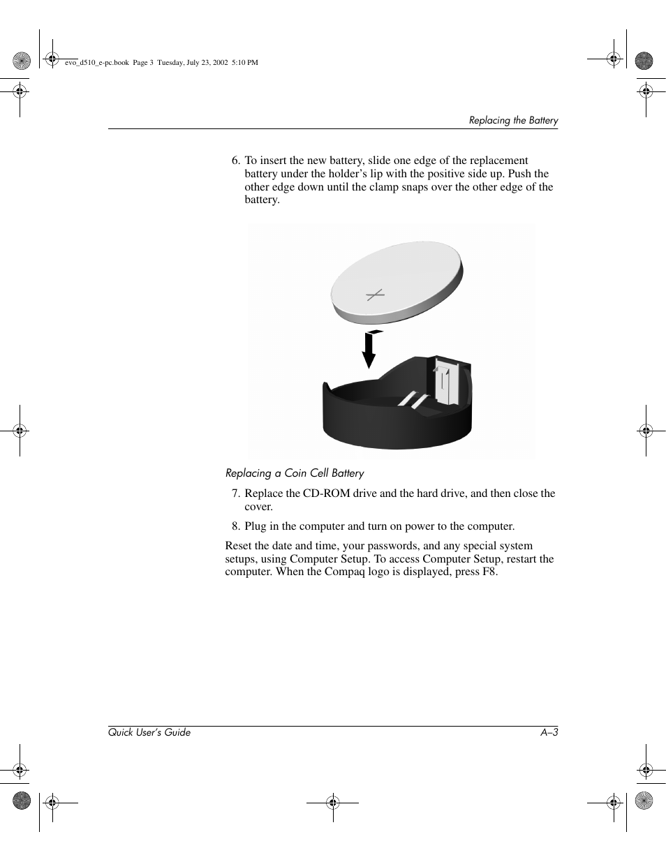 Compaq Evo D510 e-pc User Manual | Page 21 / 35