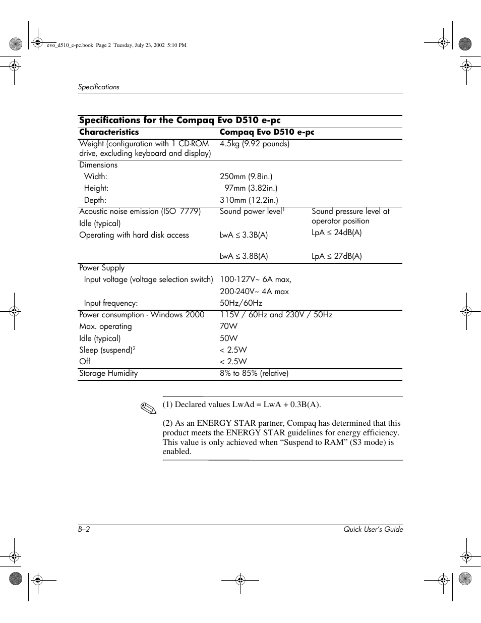 Compaq Evo D510 e-pc User Manual | Page 24 / 35