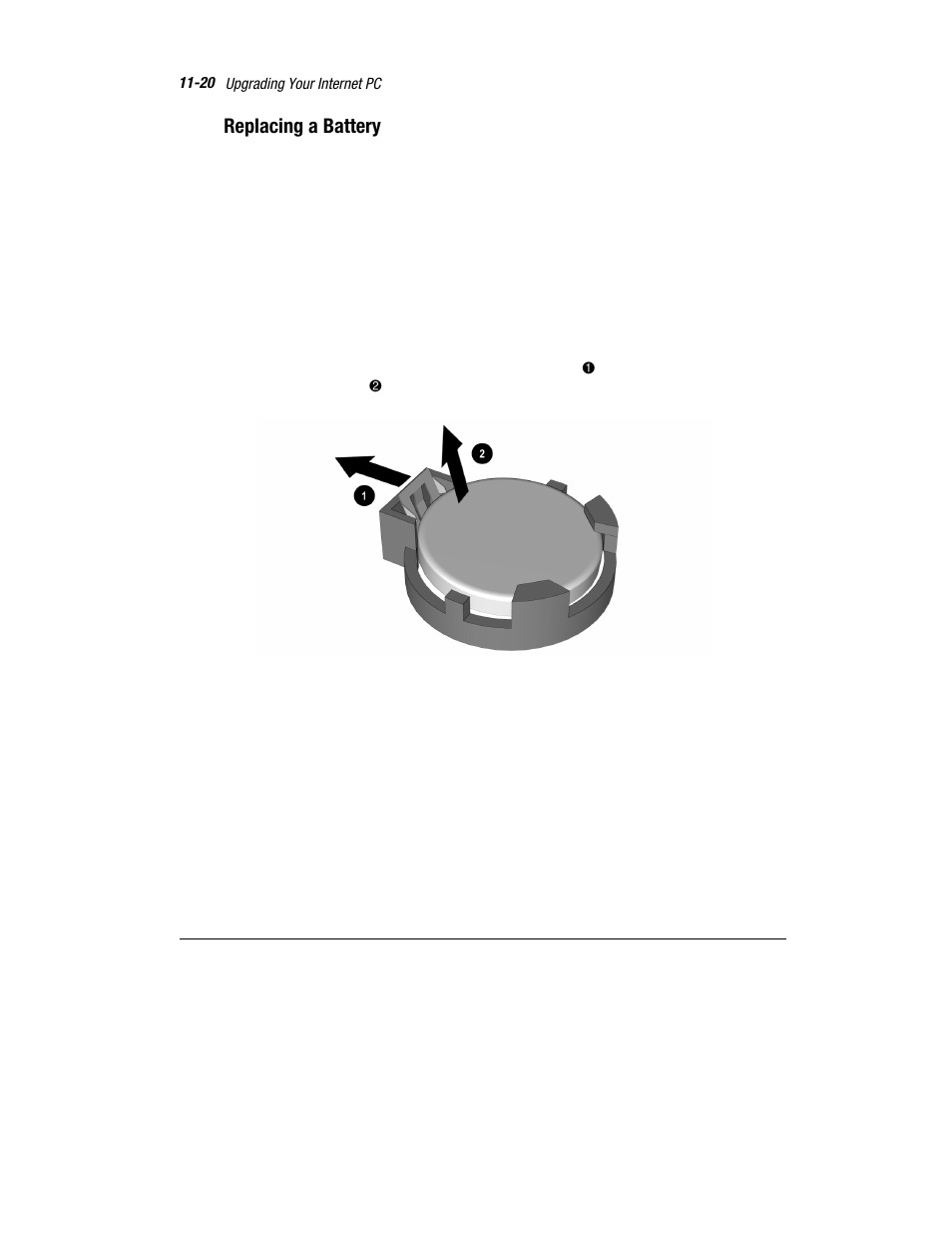 Replacing a battery | Compaq Presario 7360 User Manual | Page 103 / 214