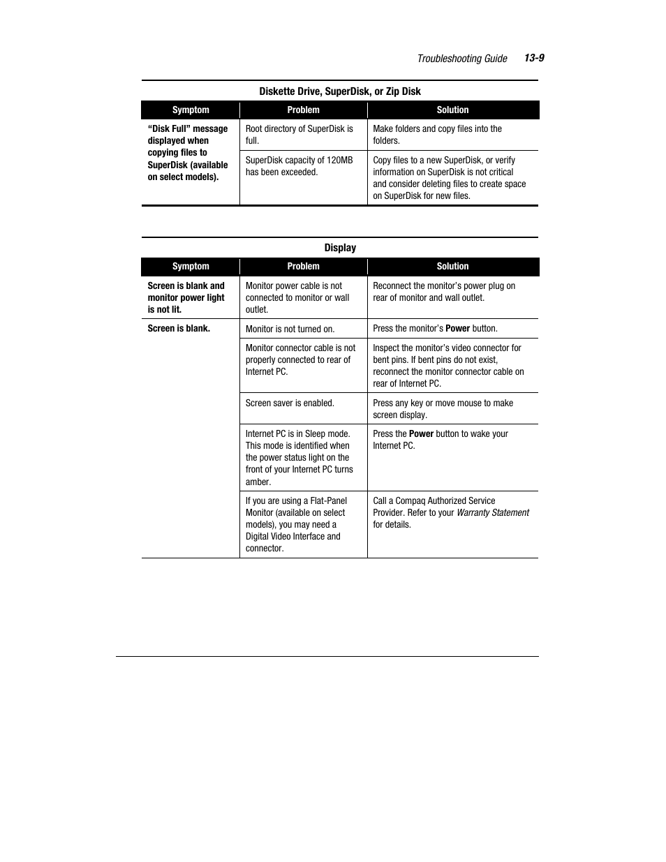Compaq Presario 7360 User Manual | Page 122 / 214
