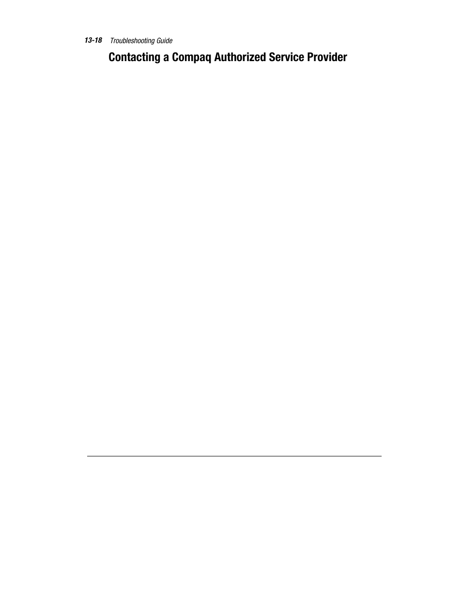 Contacting a compaq authorized service provider | Compaq Presario 7360 User Manual | Page 131 / 214