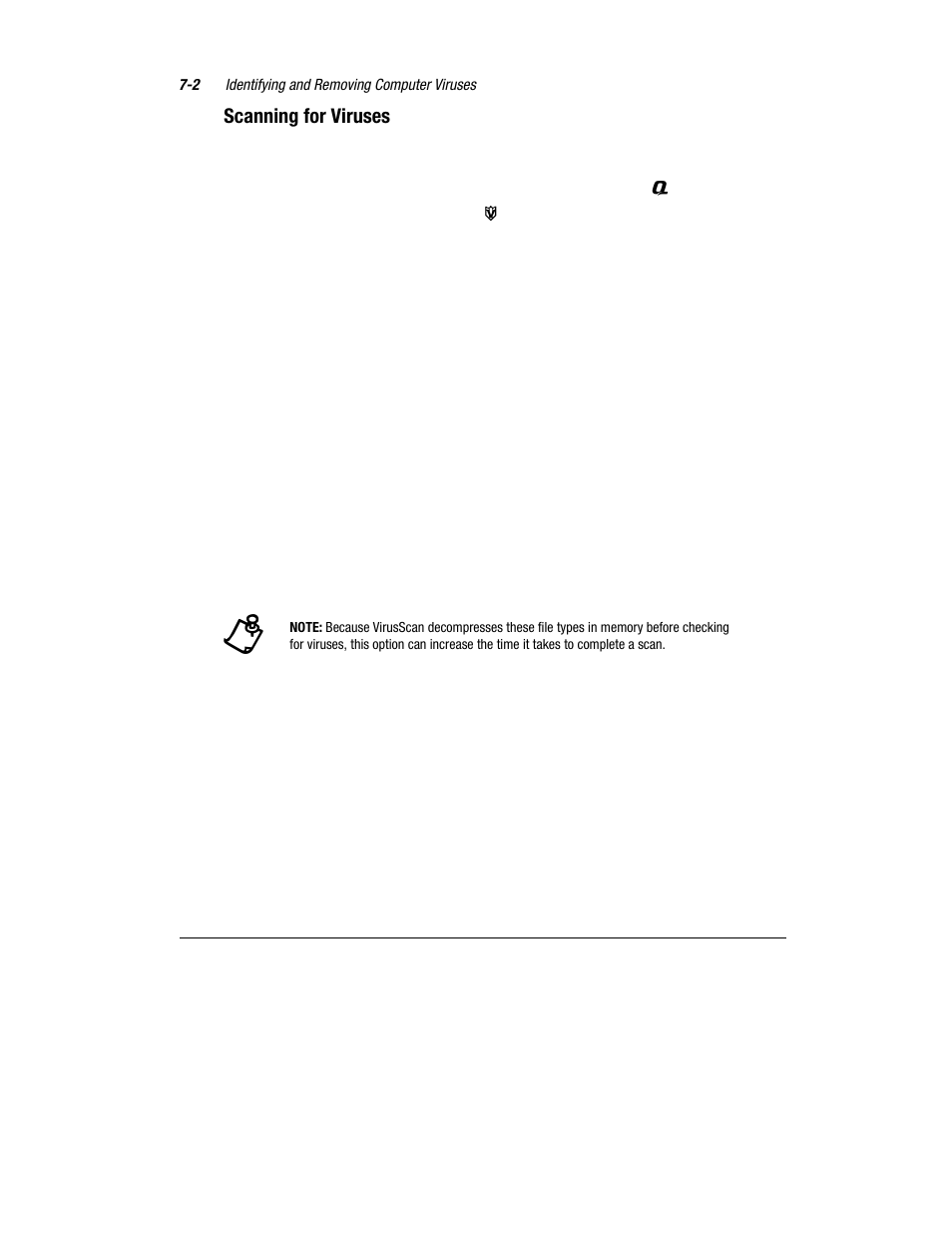 Scanning for viruses | Compaq Presario 7360 User Manual | Page 65 / 214